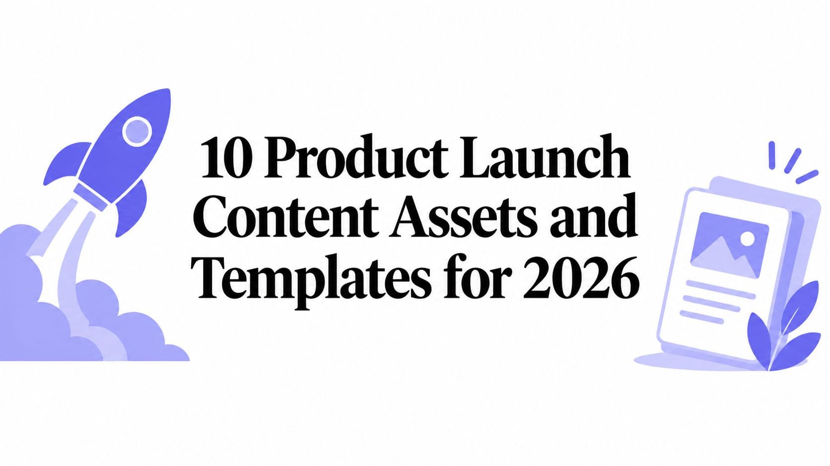 10 Product Launch Content Assets and Templates for 2026