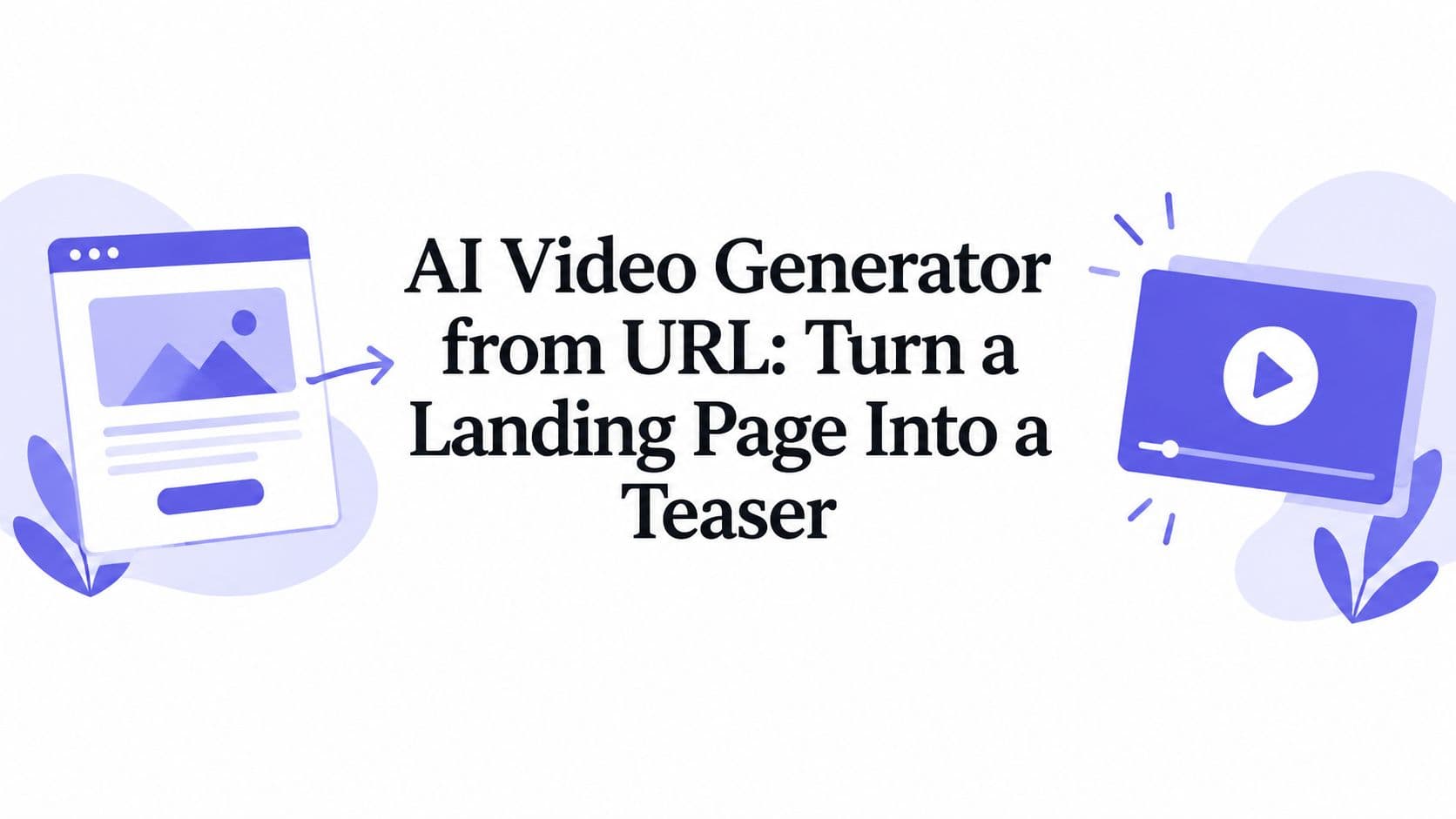 AI Video Generator from URL: Turn a Landing Page Into a Teaser