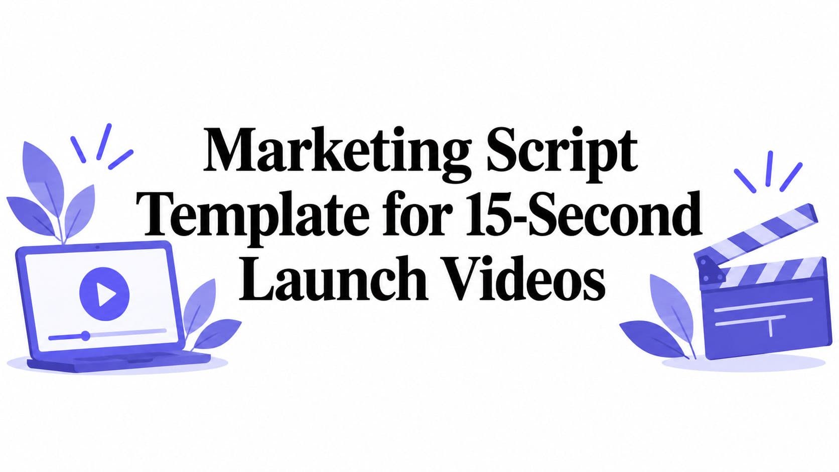 Marketing Script Template for 15-Second Launch Videos