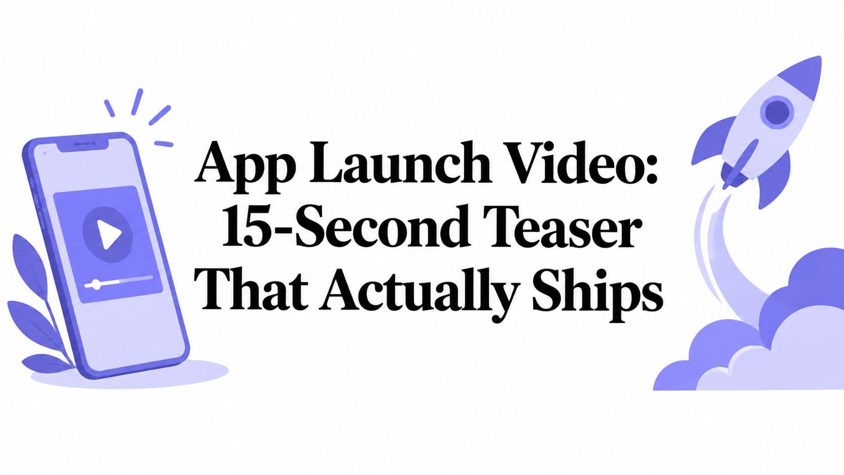 App Launch Video: 15-Second Teaser That Actually Ships