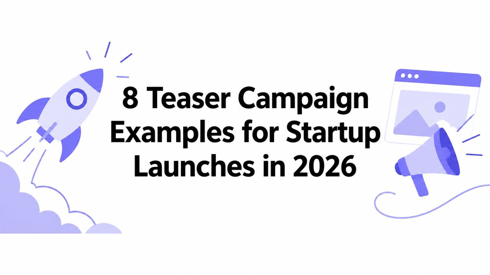 8 Teaser Campaign Examples for Startup Launches in 2026