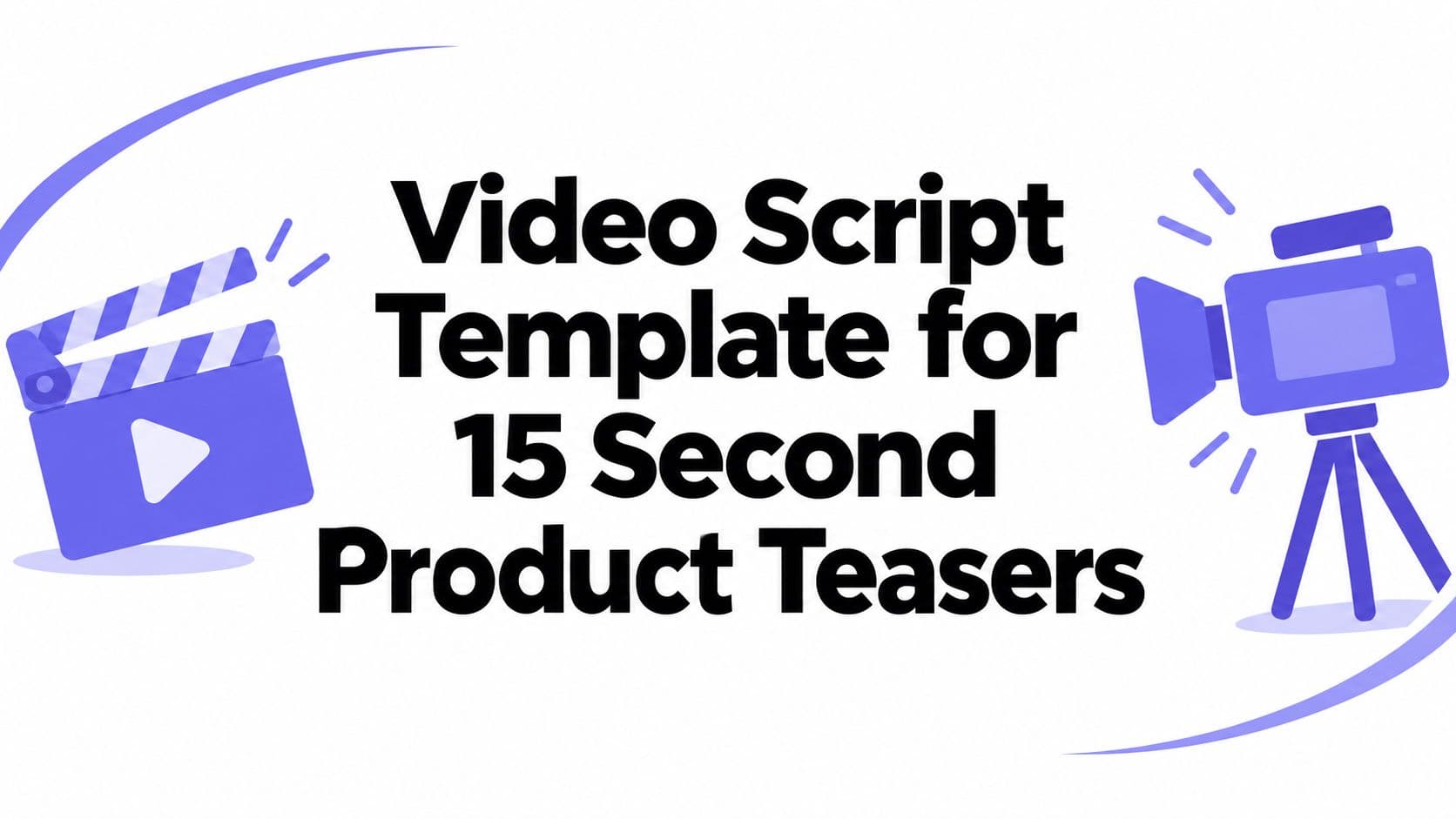 Video Script Template for 15 Second Product Teasers