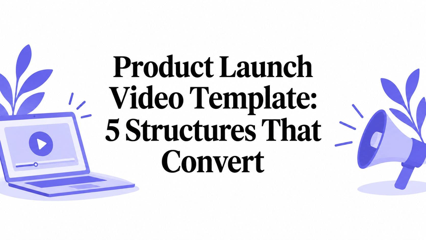 Product Launch Video Template: 5 Structures That Convert
