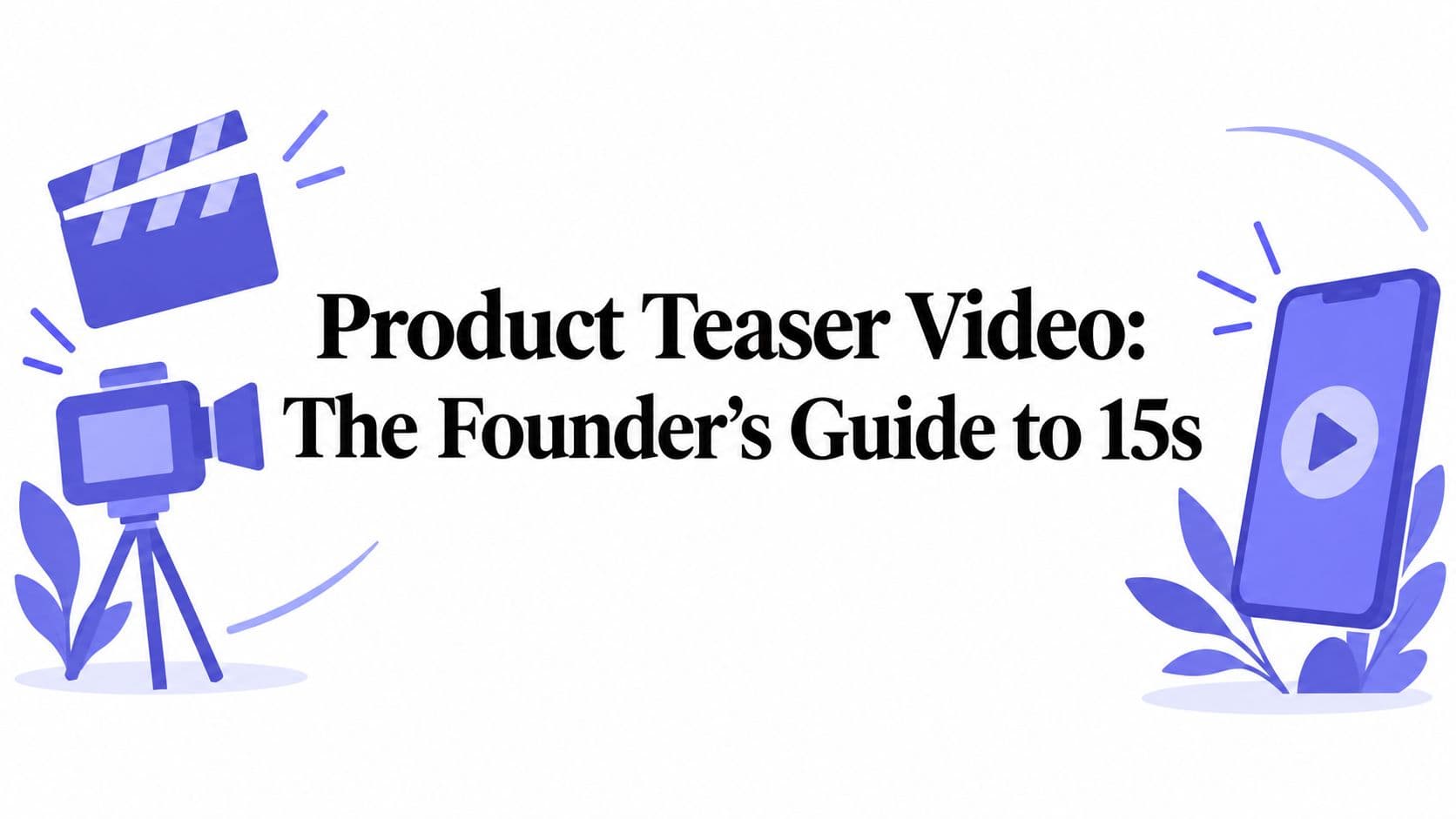 Product Teaser Video: The Founder's Guide to 15s
