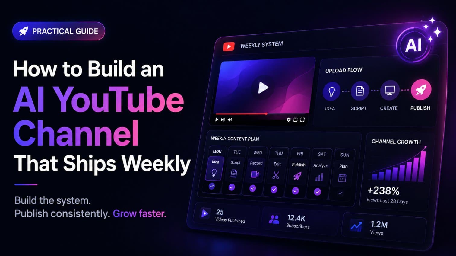 How to Build an AI YouTube Channel That Ships Weekly